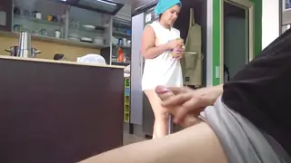 Busty European Stepmom Gives Titjob to Stepson