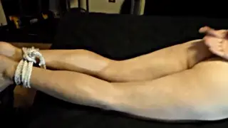 Uniformed Soldier Bound and Groped in Bondage