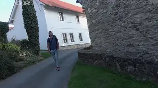 European Twink Gives an Outdoor Blowjob