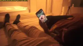 Curvy Latina MILF Sucks Friend While He Watches Porn