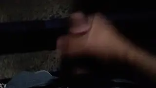 Solo Guy Strokes to Completion on a Quiet Street