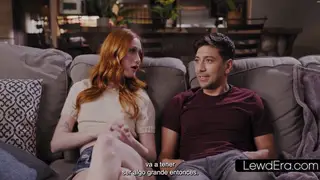 Redhead Teen Pisses on Stepbro to Spite Stepmom