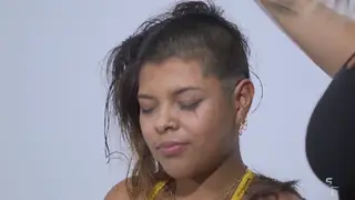Mature Latina Flaunts Natural Bush in Solo Tease