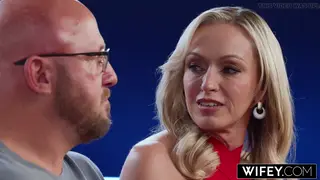 Blonde MILF Takes BBC While Husband Films at the Club