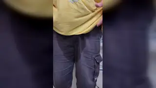 Hairy Mature Bear Compilation Shows Pissing in Shorts