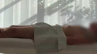 Asian Masseuse Works Oiled Hands Over Client Until Release