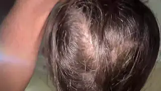 Brunette Gives Extended POV Blowjob With Foot Focus