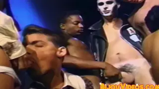 Vintage Orgy of Hairy Muscular Men Sucking and Fucking