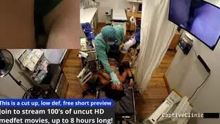 Petite Brunette Submits to Anal Creampie in Medical Roleplay