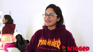 Curvy Latina Handles Three BBCs in Rough Gangbang