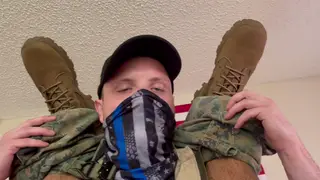 POV Bareback Encounter with Uniformed Latino Officer