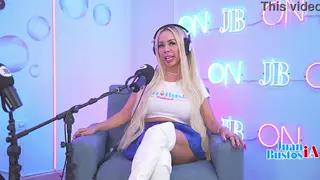 Busty Blonde Latina Rides a Huge Dildo to Squirting Orgasm