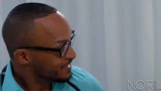 Muscular Doctor Commands BBC Deepthroat in Hospital