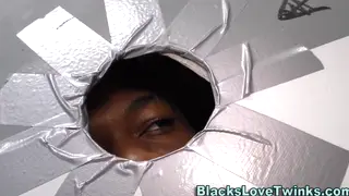 Ebony Stud Gets Blowjob and Rimjob Before Cumshot