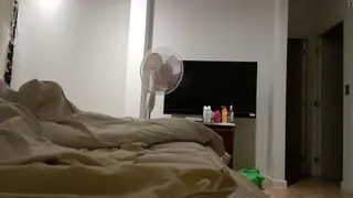 Solo Performer Opens Legs Wide for Anal Masturbation