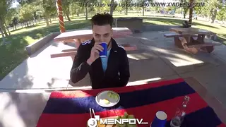 POV Blowjob Leads to Explosive Cumshot on Camera