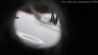 Quick Public Encounter in a Bathroom Stall