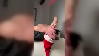 European Twink Brutally Face-Fucks Himself With Toy