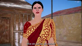 Curvy Indian Wife Takes Two Laborers in Every Position