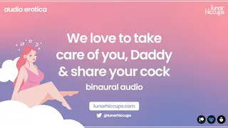 Two Girlfriends Share Older Lover in Threesome