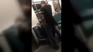 Teen Sucks Older Man Outdoors in Quick Metro Blowjob
