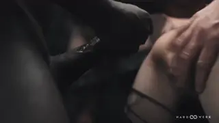Hairy Babe Takes Deep Throat and Hard Doggystyle