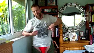 Hairy Bear Stepdad Commands the POV Experience