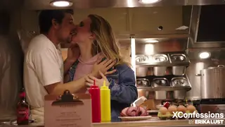 Blonde and Brunette Europeans Share a Chef in Car Foursome