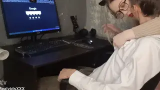 Pregnant Wife Gives POV Blowjob and Takes Cum in Mouth