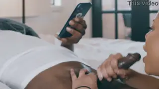 Curvy Brunette Takes BBC While Husband Watches