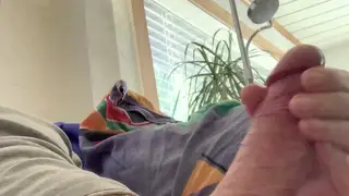 European Guy Swallows a Massive Load on Webcam