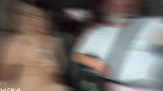 Tattooed Latina Petite Babe Enjoys Car Blowjob And Rimming