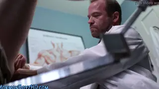 Hairy Bear Takes Raw Cock in Clinical Setting
