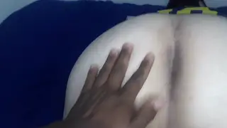 Hairy Bear Pounds Chubby Latino Bareback After Football