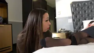 Lesbian Coworkers Turn Office into Foot-Fetish Playground