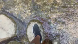 Latina Girlfriend Takes Creampie in Car During Mountain Drive