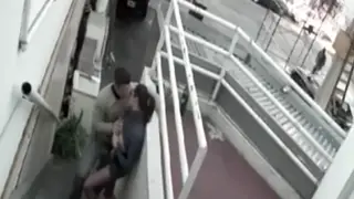 Trans Teen Performs Oral Outdoors at a Gas Station