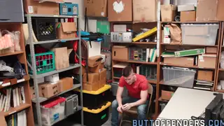 Muscular Thief Takes Bareback Anal from Police