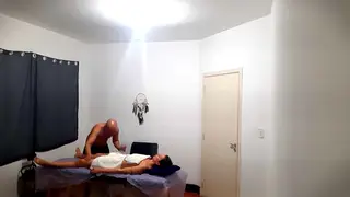 Latina Massage Turns Into a Surprise Gangbang