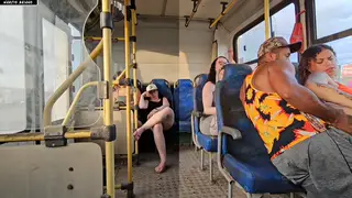 Married Latina Takes Stranger's Creampie on Public Bus