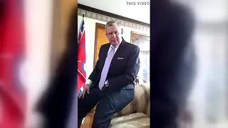 Aussie Stepdad Strokes His Cock in Solo Session