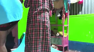 Indian Couple Enjoys Doggystyle Outdoors