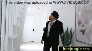 Blonde MILF Takes BBC Anal in Bedroom Threesome