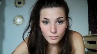 European Woman Fingers Herself to Squirting Climax on Webcam