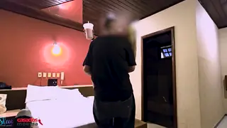 Blonde Latina MILF Serves Two Cocks at a Club