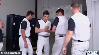 Muscular Coach Leads Orgy With Double Penetration and Deep Throating