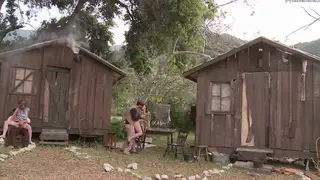 Busty MILFs and Their Boyfriend Host a Backyard Gangbang