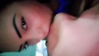 Latina Wife Takes a Deep Creampie from Her Lover