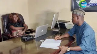 Ebony Coworkers Reconcile With Desk Sex