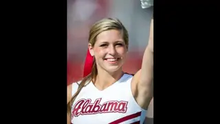 Cheerleader Squad Performs in Uniform Tribute Clip